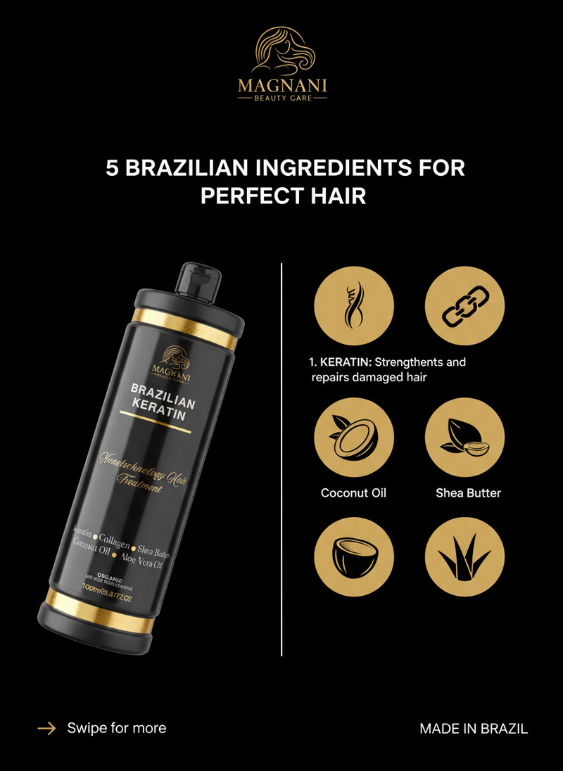 Brazilian Keratin Nanotechnology Hair Treatment – 33.8 fl.oz.